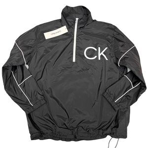 Calvin Klein Jacket Mens S Windbreaker Pullover 1/4 Zip CK Transitional Athletic